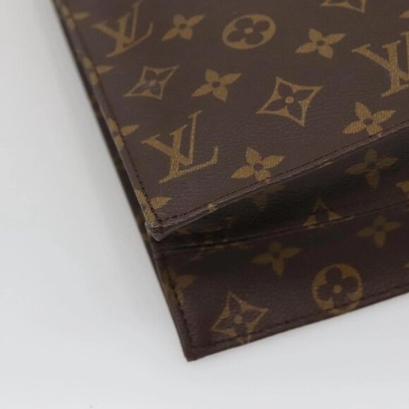 LOUIS VUITTON Monogram Sac Plat Hand Bag M51140 LV Auth 141603 - Picture 5 of 16